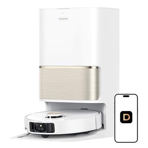 DREAME L50 Ultra Robot Vacuum and Mop White, 19,500Pa Suction, with Auto-Empty and Mop Self-Cleaning, Precise Obstacle Avoidance, HyperStream Detangli