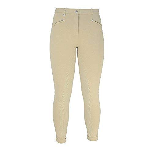 HyPERFORMANCE Teens Raised Polka Dot Jodhpurs (24in) (Beige)
