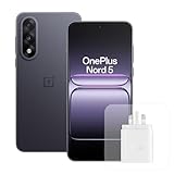 OnePlus Nord 5 Smartphone 8GB RAM 256GB Storage, 6.83' 144Hz AMOLED, Snapdragon 8s Gen 3, 50MP Dual Camera, 5200mAh Battery, with 80W Charger, Grey