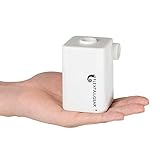 FLEXTAILGEAR Altraleichte Tragbare Luftpumpe mit wiederaufladbar 3600 mAh Akku, USB Air Pumpe zum Aufblasen und Ablassen für Pool-Schwimmer, Luftbett, Luftmatratze, Schwimmring
