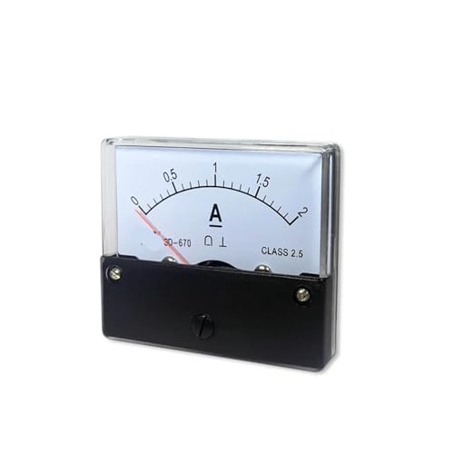 Ampèremètre DC 30A 60mV pointeur type SD670 encastrable pour tableau électrique - 3