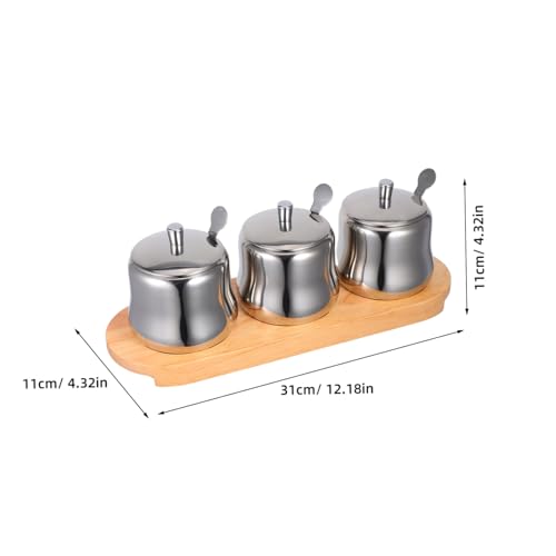 Récipients à condiments avec couvercles pour sublimer vos tables de réception - 3