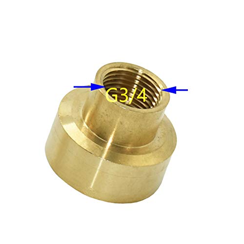 Gota de riego Mujer 1/2 3/4 Fuente ornamental Sprinklers Boquillas de boquillas de estanque de latón Boquilla de aspersor para jardín 8pcs (Color : Female 3I4)