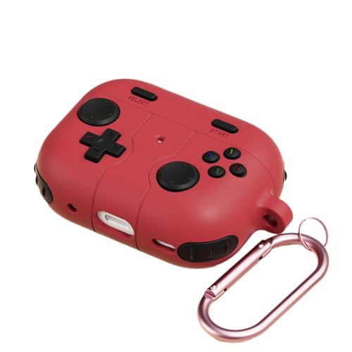 NiuLumea Funda protectora de silicona para AirPods Pro 3, funda a prueba de golpes con diseño de descompresión, carcasa precisa para auriculares en negro/para rojo/blanco/rosa/gris