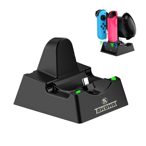 Station de charge Akuma V02 pour éviter les pannes de manette Nintendo Switch