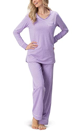 PajamaGram Pajamas For Women - Womens PJ Sets, Pullover Top, 100% Cotton