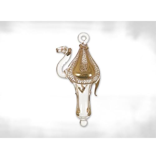 Clear and Gold Camel Egyptian Glass Christmas Tree Ornament Decoration Egypt