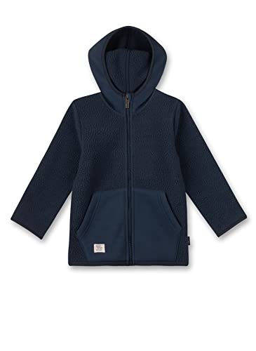 Sanetta Jungen 126198 Fleecejacke, deep Blue, 104