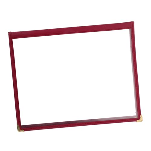 SOLUSTRE Menu Cover Menu Book Holders Clear Menu Sleeve A4 Menu Holder Restaurant Menu Sleeves Menu Folders Menu Books Menu Book for Restaurant Menu Holder for Restaurant Menu Holders PVC