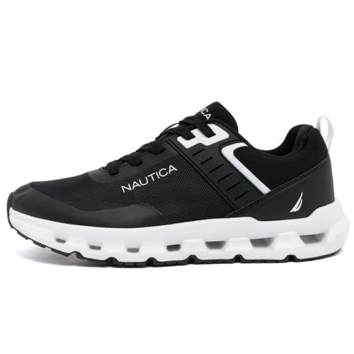 Nautica Mens Running Sneakers Sport Fashion Lace-Up Athletic Soft Shoes for Gym Tennis Men – Cushioned, Breathable, Lightweight & Comfortable2