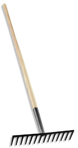 Corona RK 64002 - Level Head Rake - 16 in 14 Tines, 60 in Ash Wood Handle