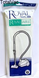 Royal / Dirt Devil Type Q Airo-Pro Canister 2000 Vacuum Bags 3-RY2100-001 - Genuine - 7 bags + 1 filter