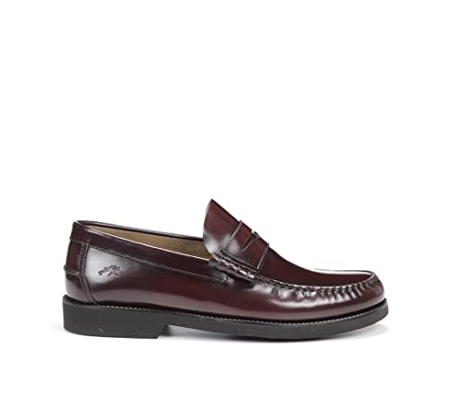 Fluchos Stamford Mocasines (Loafer), Hombre, Rojo (Burdeos 000), 44 EU (10 UK)