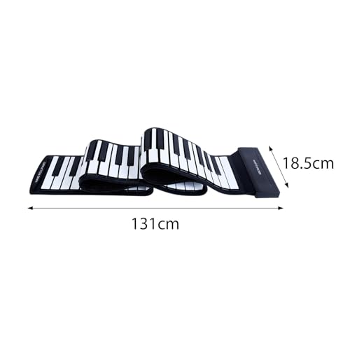 Baoblaze Clavier de Piano électrique enroulable à, en Silicone pliable, pour la programmation du salon, pour enfants - Les Beatles, Paul McCartney, John Lennon, RIngo Starr, George Harrison Baoblaze Clavier de Piano électrique enroulable à, en Silicone pliable, pour la programmation du salon, pour enfants – Image 3