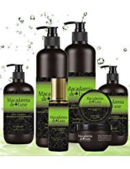 Macadamia Deluxe Hair Pack Containing 4 Items
