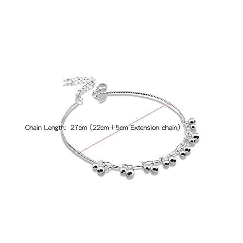 Tobilleras de playa para mujer en cadena de 27 cm de moda casual 2