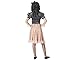 Atosa-65854 Disfraz Muñeca Porcelana, color blanco, 7-9 Años (65854)