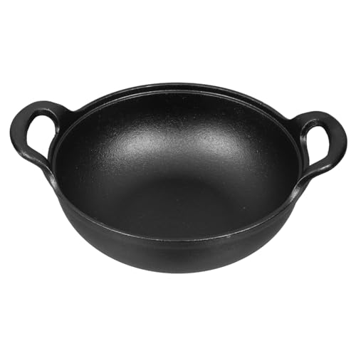VICASKY Household Cast Iron Skillet Non-stick Pot for Versatile Cooking for Steak and Seafood Easy to Clean and Maintain