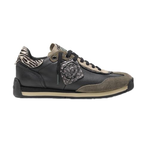 Satorisan - Zapatillas Casual para Mujer - Enso Napa - Sneakers Urbanas Cuero Respetuosas, Cómodas y Duraderas - Color Black - Talla 39