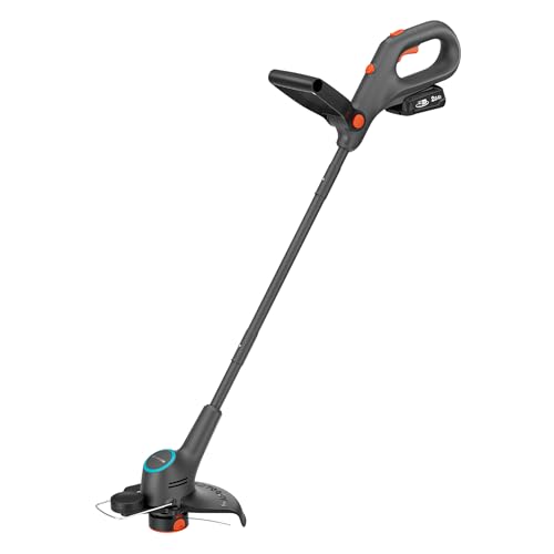Gardena EasyTrim 25 Tondeuse à Gazon 18 V Set 2,0 Ah avec Batterie 18 V P4A