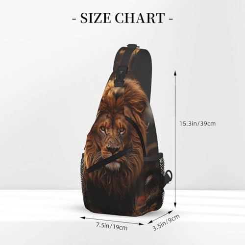 Pequeña mochila bandolera para senderismo unisex miniatura 3