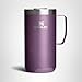 STANLEY Everyday Camp Mug 12oz | Drink Through Lid | Cup for Coffee, Tea and Drinks | Insulated Stainless Steel Coffee Mug | BPA-Free | Wisteria Shine