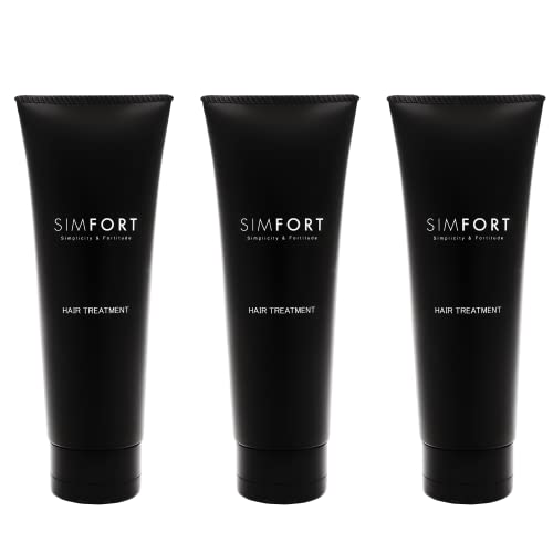 SIMFORT Hair Conditioner for Men & Women, Recommended for Use Carbonic Acid Shampoo, 4.2oz, 1-Month Use (3 Pack)