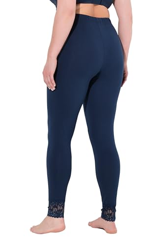 Leggings con encaje Ulla Popken de algodon suave de calidad premium 2