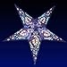 Happy Sales HSSL-FSBLUB Frozen Sky Paper Star Lantern Blue,