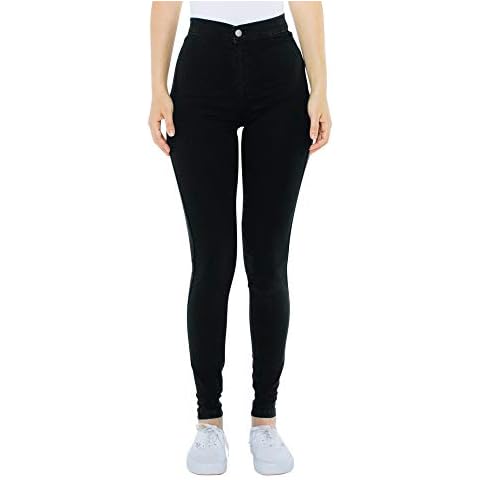 American Apparel Women's The Easy Jean, black, Medium Cover