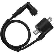Motorcycle Ignition Coil, 125cc Dirt Bike Ignition Coil, Compatible with CG 125cc 150cc 200cc 250cc Vertical Engine ATV Dirt Bike Scooter Buggy Go Kart Black
