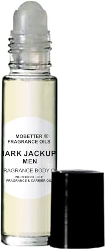 MOBETTER FRAGRANCE OILS' Mark Jackups Men Body Oil Cologne (10ml Roll On), Woody Floral Musk fragrance for men, Travel Size, Strong Uncut