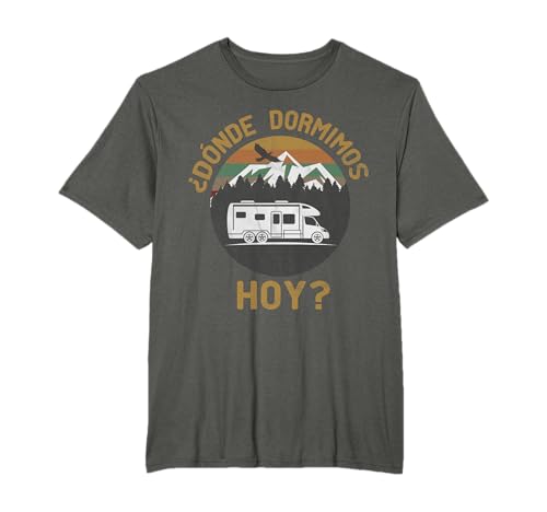 Camping Caravana Camper Autocaravana Camping Caravana Camiseta