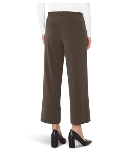 Liverpool Women's Petite Pull on Tie Waist Wide Leg Ankle Pant2