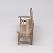 Gadpiparty Mini Wooden Bench Model Park Benches Miniature Ornaments Dollhouse Landscape Decorations Artificial Scene Furniture Double Chair Dollhouse Accessories Decor