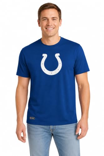 Outerstuff NFL Men's Primary Stadium Logo Short Sleeve T-Shirt, Indianapolis Colts, XX-Large Team Color