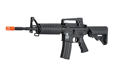 Lancer Tactical Gen 2 Airsoft M4A1 Carbine Aeg Rifle Polymer 9.6V Nimh 1600 Mah Battery, Charger, 1000 Rounds 0.20G Bbs Included ,Color Black #TOP3