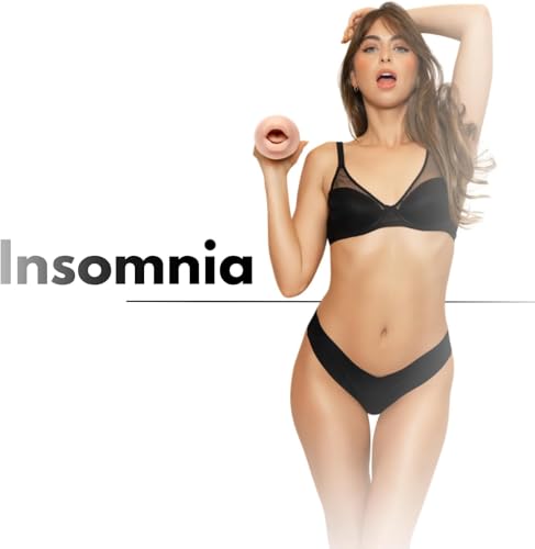 Image of Fleshlight Girls Riley Reid | Insomnia | Hyper Real Mouth Sex Toy for Men