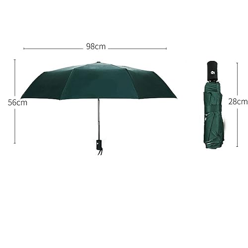 Paraguas solar de lluvia plegable compacto y resistente contra viento 3