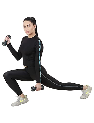 Image of Unbeatable Women Stretchable Gym Wear Sports Leggings Ankle Length Workout Tights