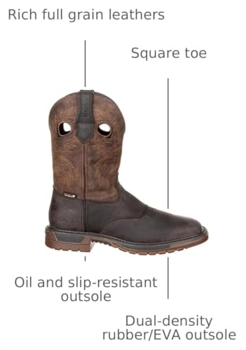 Image of ROCKY Original Ride FLX Steel Toe Waterproof Western Boot