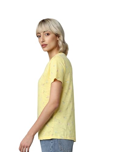 Image of ONLY Women's Printed Regular Fit T-Shirt
