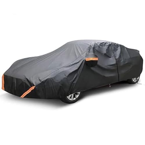THNIKK Funda Coche para Ford B-MAX MPV 2016, Las Cuatro Estaciones Lona Impermeable Transpirable Todo Clima contra Prueba Polvo Anti-UV Exterior Funda Protectora,Black