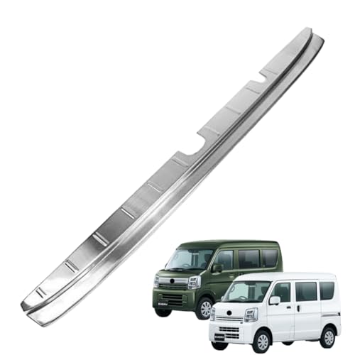 Yearnify「エブリイバン に適用 6代目 DA17V型 2015年ー」 VAN専門設計 アウター用テールゲット バンパー カバー ステップガードパネル 傷防止 プロテクター ガーニッシュ スズキ対応品 For EVERY VAN ステンレス製 (ライ