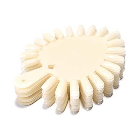 Alexnailart Nail Display Wheels Heart-shaped 21 tips False Nail Art Tips Palette Nail Art Practice Display Board 10Pcs Cover