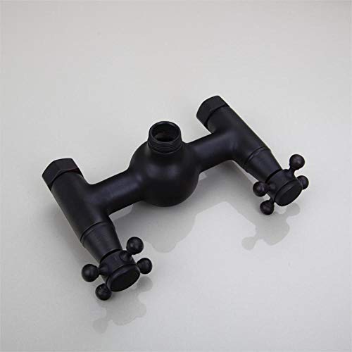 Robinet de douche à main rond LWX et ensemble de douche précipitations 8 pouces
