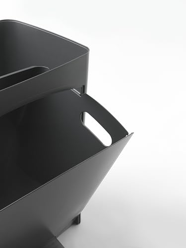Caneca de basura negra rectangular 70L Step N' Sort miniatura 4
