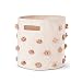 Cestas De Almacenamiento Con Pompón,Algodón Organizador De Objetos De Almacenamiento,Organizador De Mantas Para Bebés Cesta De Guardería Para Lavandería Mejora La Decoración Del Ho-B 30x35cm(12x14inch