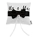 Mr & Mrs Porte Anneau Oreiller d'Alliance Coussin Art Déco Mariage 15cm