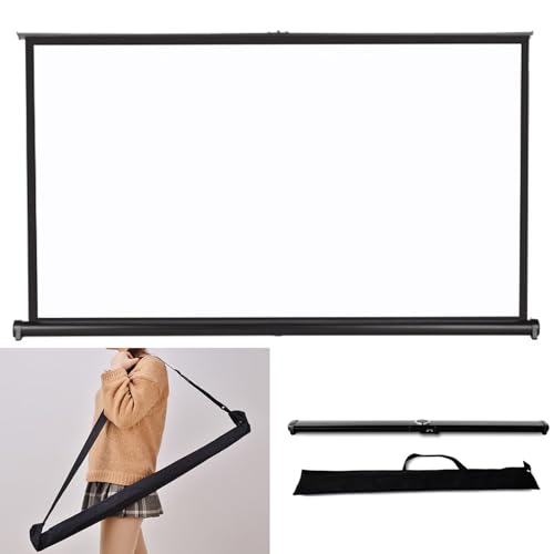 Pantalla manual retractable proyector 50in 16:9